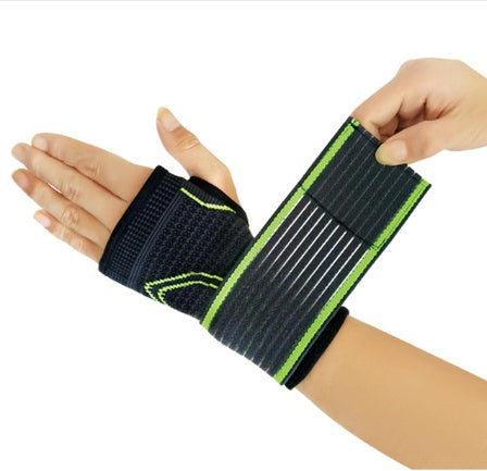 Sports bandage, pressure protection, anti slip gloves, outdoor gymnastics, body building, wrist protection and wrist protection.