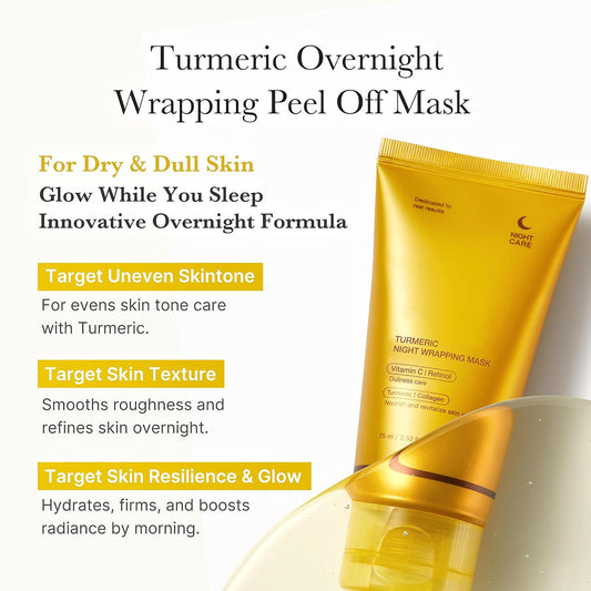 Turmeric Collagen Peel‑Off Mask – Brightening & Firming | Stornex.store