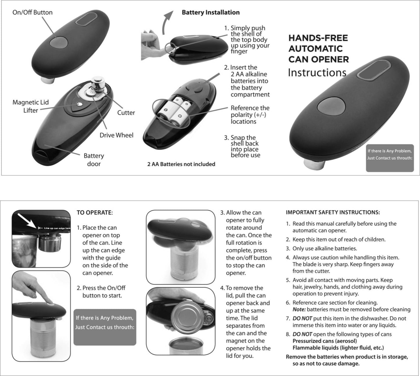 Automatic Electric Can & Jar Opener by Stornex.store